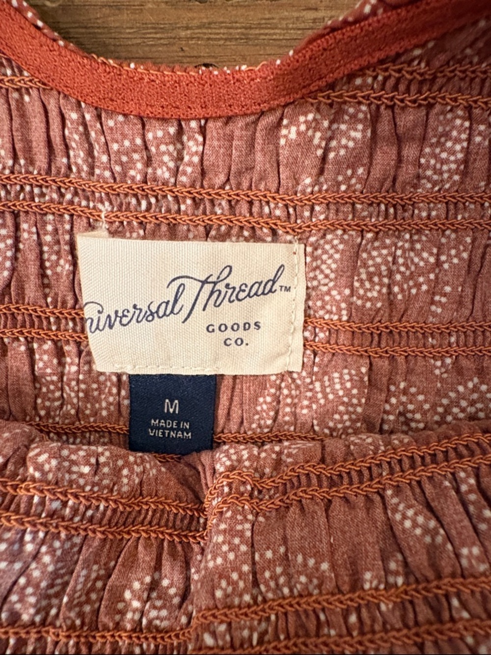 Universal Thread Coral-Pink Smocked Maxi Dress - Picture 5 of 6